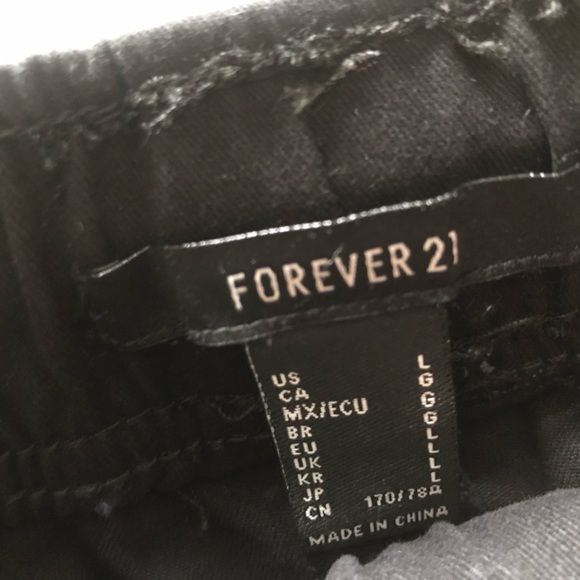 BLACK JOGGERS W/ Drawstring Ankles - Picture 4 of 5